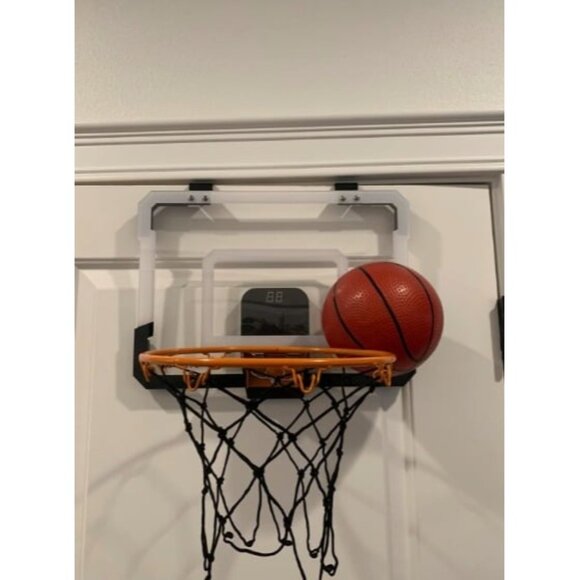Indoor Mini Basketball Hoop for Kids and Adults - Over The Door Basketball Hoop - Picture 2 of 3